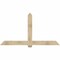 Ekena Millwork Eugene Rough Sawn Timber Gable Bracket, Douglas Fir, 84"W x 45"H x 4"D x 6"F, 13/12 Pitch GBW084X45X0406EUG00RDF - alternate 1